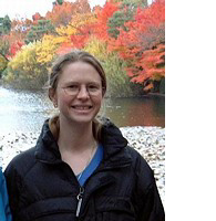 photograph of Sigrid Schmalzer in Kyoto in the autumn